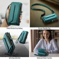 Zielone Etui Pokrowiec Portfel CASEME do iPhone 16 Pro
