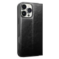 QIALINO Eleganckie Skórzane Etui do iPhone 16 Pro czarne