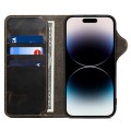 Skórzane Etui Pokrowiec do iPhone 16 Pro czarny
