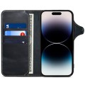Skórzane Etui Pokrowiec do iPhone 16 Pro granatowy
