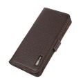 Skórzane Etui KHAZNEH z RFID do iPhone 16 Pro brązowe