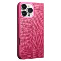 QIALINO Eleganckie Skórzane Etui Pokrowiec do iPhone 16 Pro Max różowe