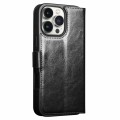 QIALINO Eleganckie Skórzane Etui Pokrowiec do iPhone 16 Pro czarne