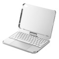 Podświetlana Obrotowa Klawiatura TouchPad do iPad mini 6 srebrna