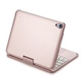 Podświetlana Obrotowa Klawiatura TouchPad do iPad mini 6 różowa