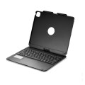 Czarna Podświetlana Obrotowa Klawiatura TouchPad do iPad 12.9 2022/2021/2020