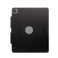 Czarna Podświetlana Obrotowa Klawiatura TouchPad do iPad 12.9 2022/2021/2020