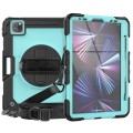 Miętowe Pancerne Etui z Uchwytem Osłoną PET do iPad Pro 11 2024