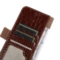 Eleganckie Skórzane Etui Pokrowiec do iPhone 16 brązowe