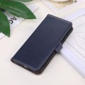 Skórzane Etui Pokrowiec RFID do iPhone 16 granatowy