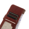 Skórzane Etui Pokrowiec RFID do iPhone 16 brązowe