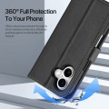 Eleganckie Etui Pokrowiec Portfel Dux Ducis do iPhone 16 czarny