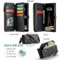 Czarne Wielofunkcyjne Etui Pokrowiec Portfel CASEME do iPhone 16