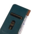 Skórzane Etui Pokrowiec KHAZNEH do iPhone 16 Plus zielone