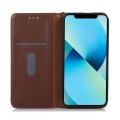 Skórzane Etui Pokrowiec KHAZNEH do iPhone 16 Plus brązowe