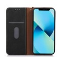 Skórzane Etui Pokrowiec KHAZNEH do iPhone 16 Plus czarne