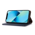 Skórzane Etui Pokrowiec KHAZNEH do iPhone 16 niebieskie