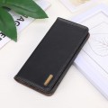 Skórzane Etui Pokrowiec KHAZNEH do iPhone 16 czarne