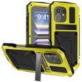 R-JUST Pancerne Etui Antywstrząsowe do iPhone 16 Plus żółte