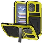 R-JUST Pancerne Etui Antywstrząsowe do iPhone 16 Plus żółte