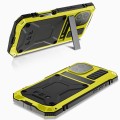 R-JUST Pancerne Etui Antywstrząsowe do iPhone 16 Plus żółte