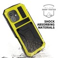 R-JUST Pancerne Etui Antywstrząsowe do iPhone 16 Plus żółte