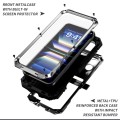 R-JUST Pancerne Etui Antywstrząsowe do iPhone 16 srebrne