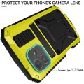 R-JUST Pancerne Etui Antywstrząsowe do iPhone 16 żółte