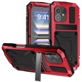 R-JUST Pancerne Etui Antywstrząsowe do iPhone 16 czerwone