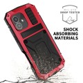R-JUST Pancerne Etui Antywstrząsowe do iPhone 16 czerwone