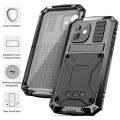 R-JUST Pancerne Etui Antywstrząsowe do iPhone 16 czarne