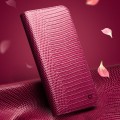 QIALINO Eleganckie Skórzane Etui Pokrowiec do iPhone 16 Plus różowe