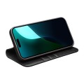 QIALINO Eleganckie Skórzane Etui do iPhone 16 czarne