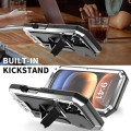 R-JUST Pancerne Etui Antywstrząsowe do iPhone 16 Pro srebrne