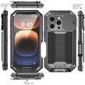 R-JUST Pancerne Etui Antywstrząsowe do iPhone 16 Pro czarne