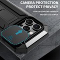 R-JUST Pancerne Etui Antywstrząsowe do iPhone 16 Pro czarne
