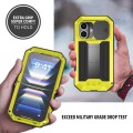 R-JUST Pancerne Etui Antywstrząsowe do iPhone 16 Plus żółte
