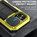 R-JUST Pancerne Etui Antywstrząsowe do iPhone 16 Plus żółte