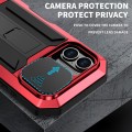 R-JUST Pancerne Etui Antywstrząsowe do iPhone 16 czerwone