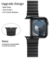 LULULOOK Lekka Bransoleta Tytanowa do Apple Watch Ultra 49/46/45/44mm czarna