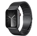 LULULOOK Lekka Bransoleta Tytanowa do Apple Watch Ultra 49/46/45/44mm czarna