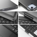 Podświetlana Obrotowa Klawiatura TouchPad do iPad Pro 11 2022/2021/2020 czarna