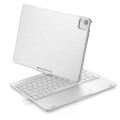 Podświetlana Obrotowa Klawiatura TouchPad do iPad Pro 11 2022/2021/2020 srebrna