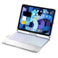Podświetlana Obrotowa Klawiatura TouchPad do iPad Pro 11 2022/2021/2020 srebrna