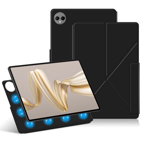 Czarne Magnetyczne Etui Pokrowiec do Huawei MatePad Pro 12.2 2024