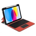 Czerwone Etui Podświetlana Klawiatura do iPad 10.9 2022