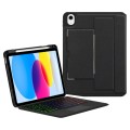 Czarne Etui Pokrowiec Podświetlana Klawiatura do iPad 10.9 2022