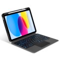Czarne Etui Pokrowiec Podświetlana Klawiatura do iPad 10.9 2022