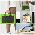 Zielone Mocne Pancerne Etui z Uchwytem i Paskiem do Samsung Galaxy Tab S10+ 12.4