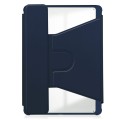 Granatowe Obrotowe Etui Bezprzewodowa Klawiatura do Samsung Galaxy Tab S10+